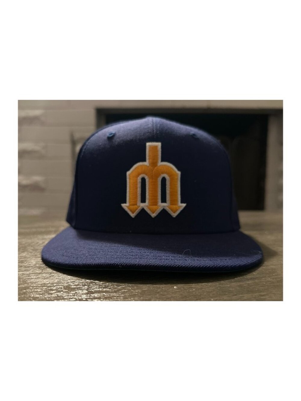 Seattle Mariners Wool Trident New Era 59FIFTY Fitted Hat - Size 6 7/8